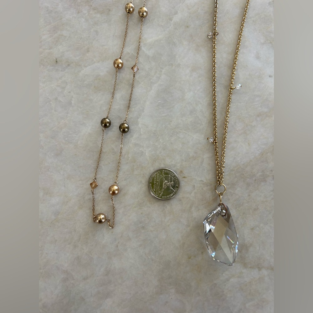 Swarovski Crystal touchstone crystal necklace set - Picture 2 of 7